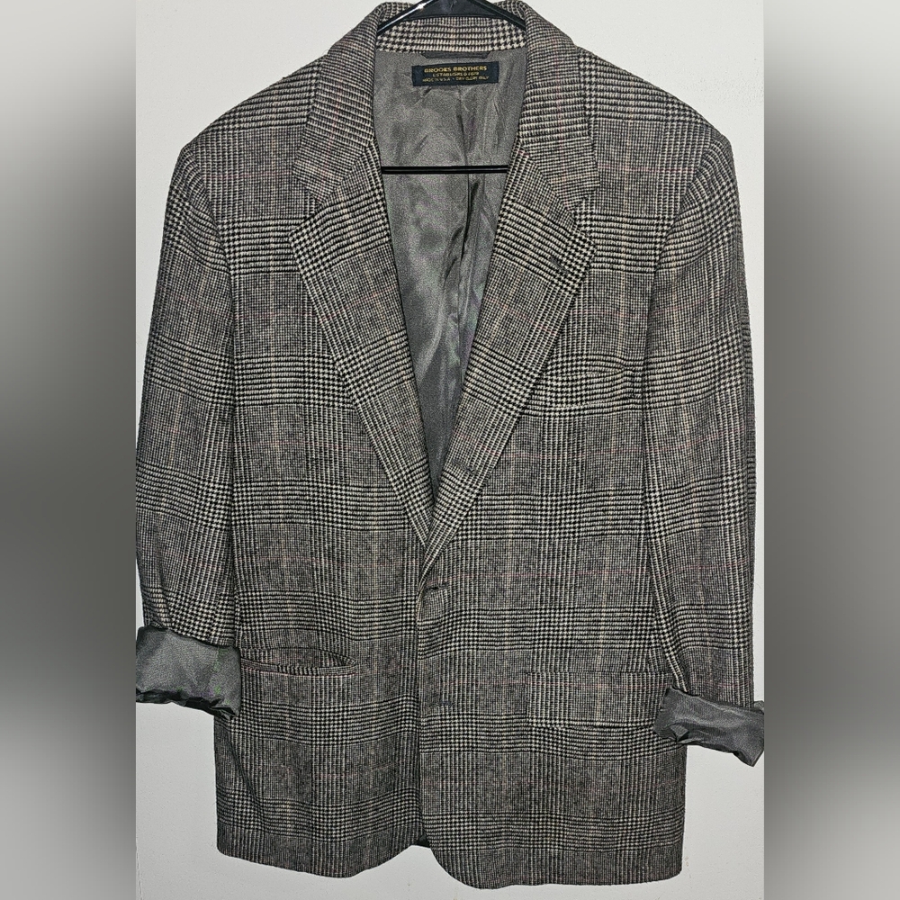 ✨ Brooks Brothers Vintage 100% Camelhair Glen Plaid Suit | Made in USA